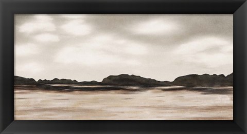 Framed Neutral Landscape Print