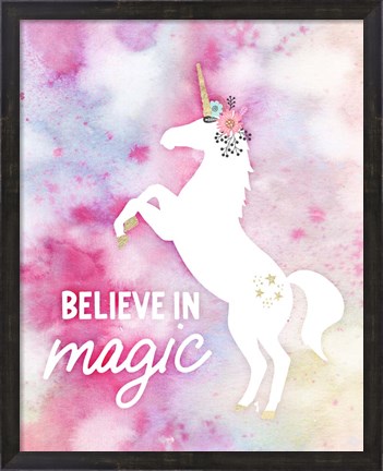 Framed Believe in Magic Print