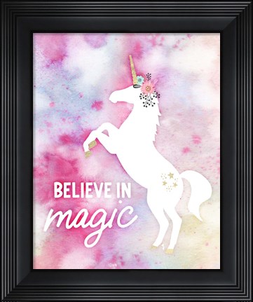 Framed Believe in Magic Print