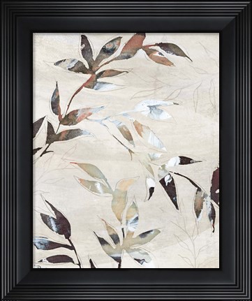Framed Neutral Botanical V Print