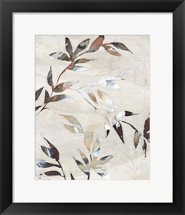 Framed Neutral Botanical V Print