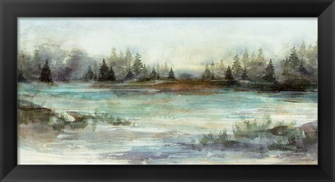 Framed River View II Print