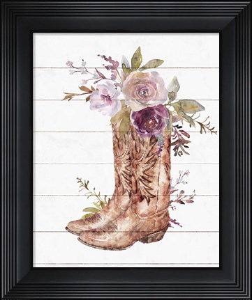 Framed Boots Print