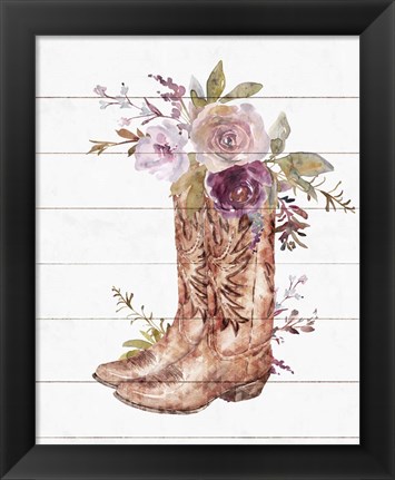 Framed Boots Print