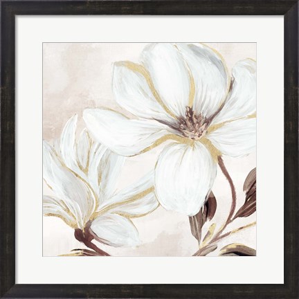 Framed Elegant Magnolia Print