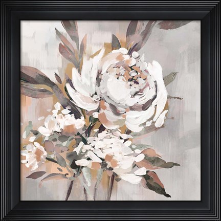 Framed Antique Rose Print
