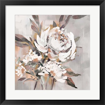 Framed Antique Rose Print