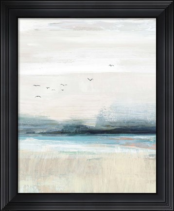 Framed Coastal Birds II Print