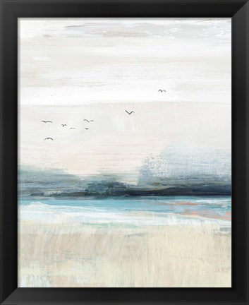 Framed Coastal Birds II Print