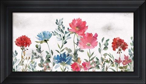 Framed Wildflowers Print