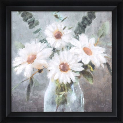 Framed Daisy Bouquet Print