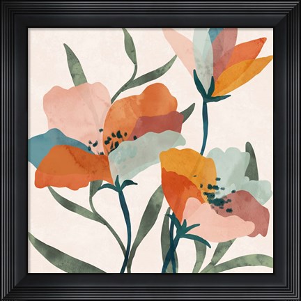 Framed Summer Bouquet Print