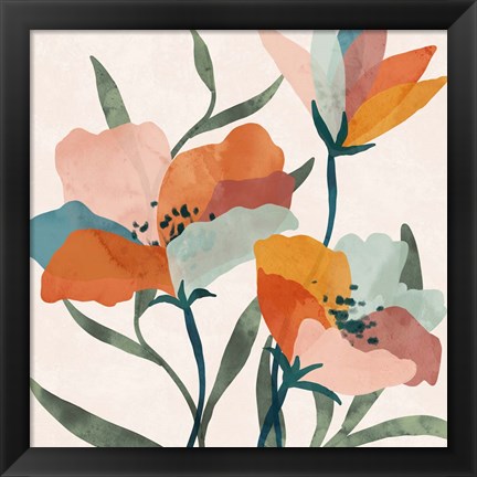 Framed Summer Bouquet Print