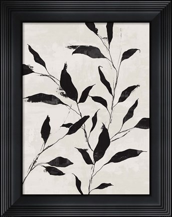 Framed Noir Botanical Print