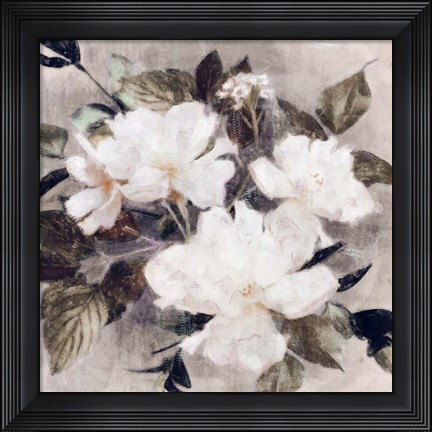 Framed Whisper Blooms II Print