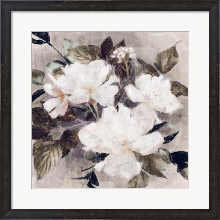 Framed Whisper Blooms II Print