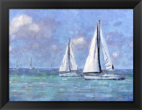 Framed Sailing Day Print