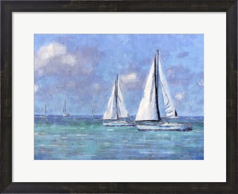 Framed Sailing Day Print