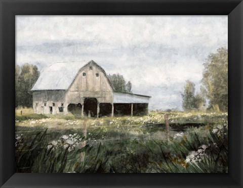 Framed Farmhouse Barn II Print