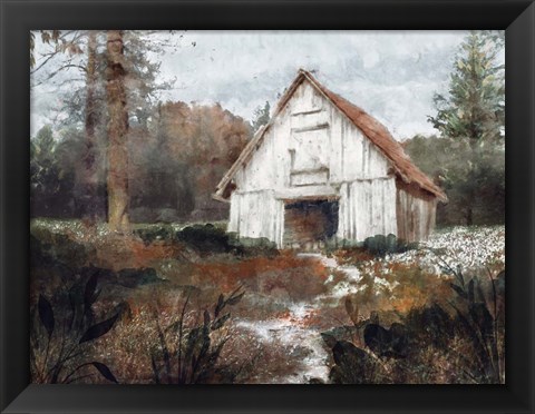 Framed Rusted Hearth Barn II Print