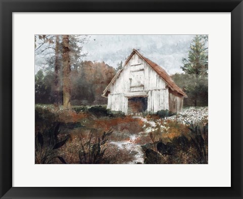 Framed Rusted Hearth Barn II Print