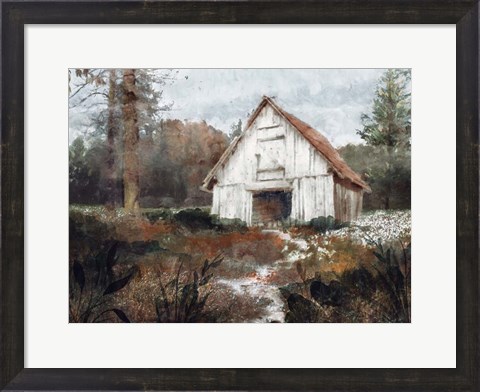 Framed Rusted Hearth Barn II Print