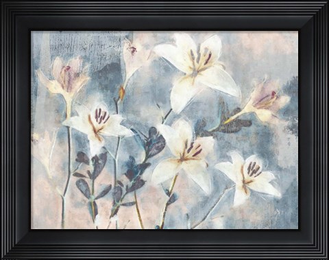 Framed Whisper Blooms II Print