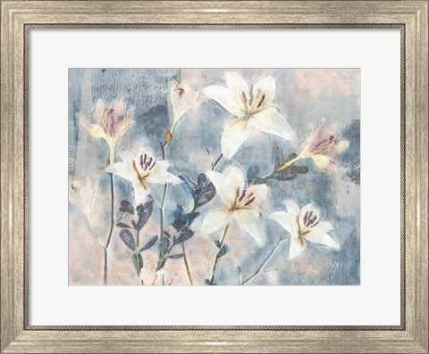 Framed Whisper Blooms II Print