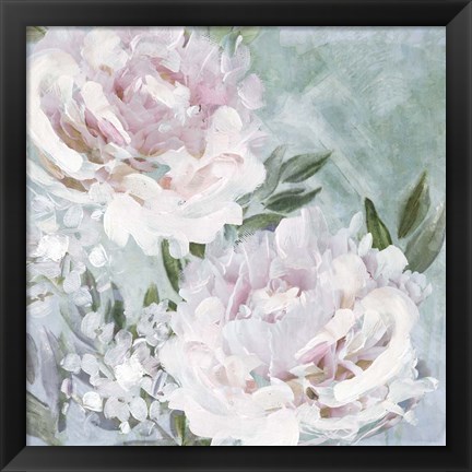 Framed Whispering Peonies Print