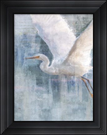 Framed Glacier Heron II Print