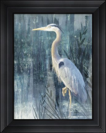 Framed Glacier Heron IV Print