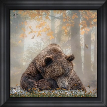Framed Autumn Slumber Print