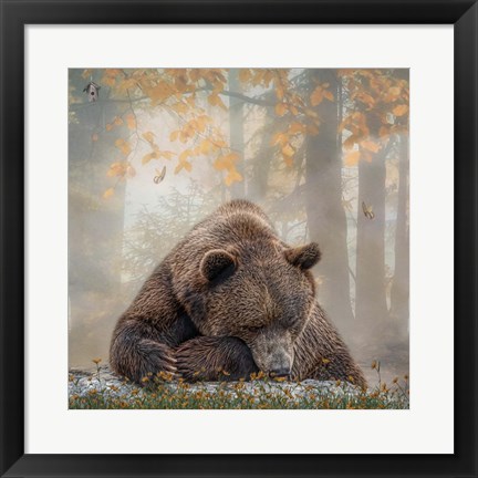 Framed Autumn Slumber Print