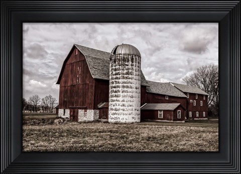 Framed Big Red Print