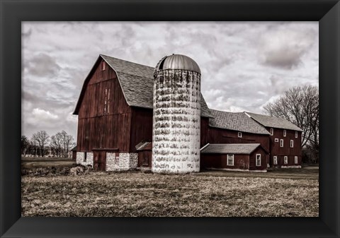 Framed Big Red Print