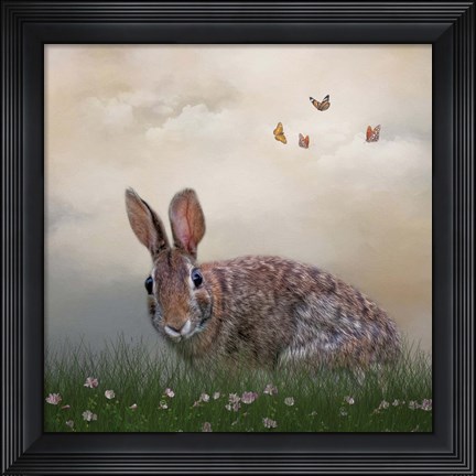 Framed Spring Softie Print