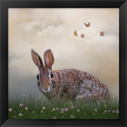 Framed Spring Softie Print