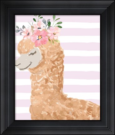 Framed Llama Print