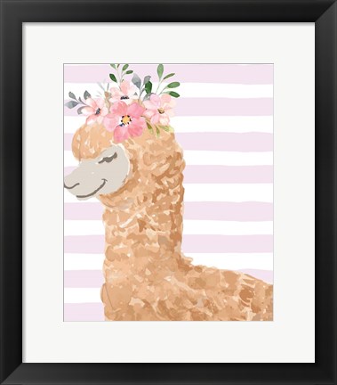 Framed Llama Print