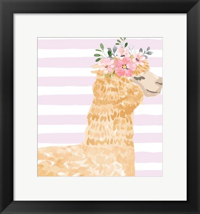 Framed Llama II Print