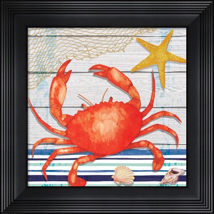 Framed Crab Print