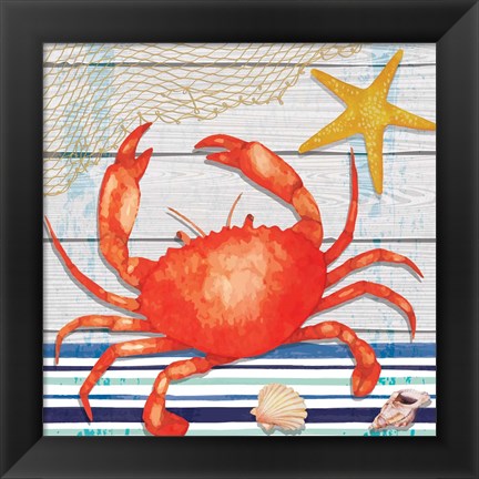 Framed Crab Print