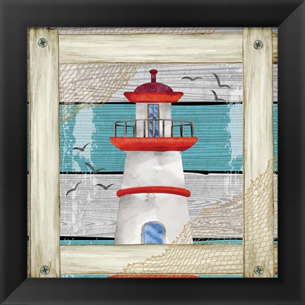 Framed Lighthouse Print