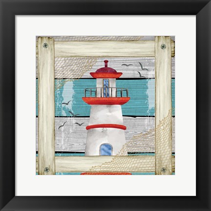 Framed Lighthouse Print