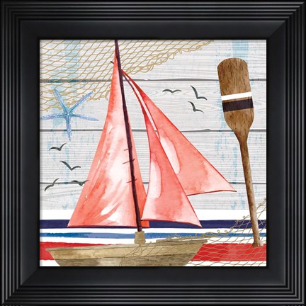 Framed Sailboat Print