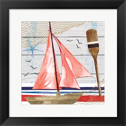 Framed Sailboat Print