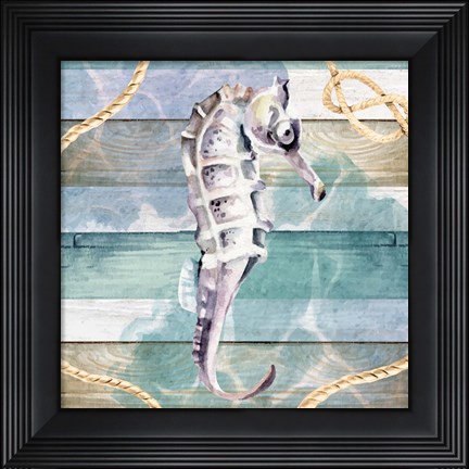 Framed Seahorse Print