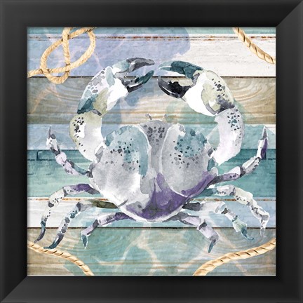 Framed Crab Print