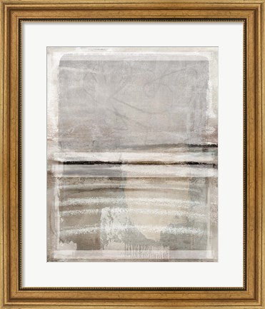 Framed Simple Silence II Print