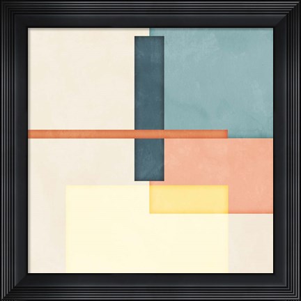 Framed Block Square II Print